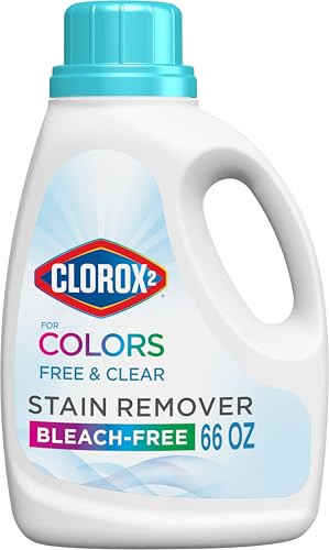 Clorox 2 For Colors Stain Remover & Laundry Additive Free And Clear 66 Fl Oz (Pack May Vary)