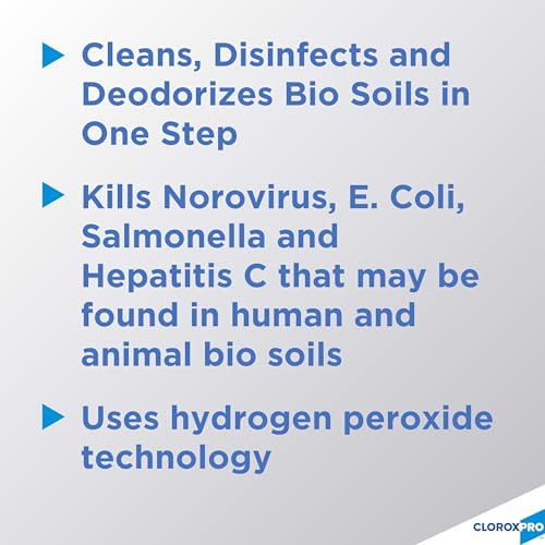 Clorox Cloroxpro Disinfecting Bio Stain & Odor Remover Pull Top 32 Ounces (Packaging May Vary)