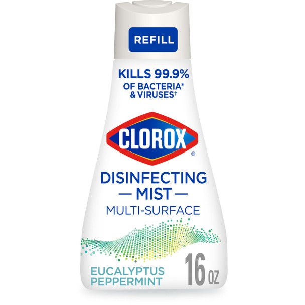 Clorox Disinfecting Mist Eucalyptus Peppermint Disinfecting Refill 16 Fluid Ounces