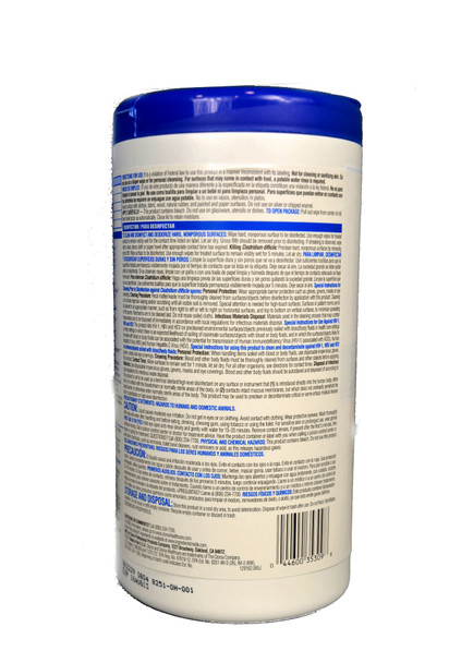 Clorox 35309 Healthcare Bleach Germicidal Wipe (70 Count)