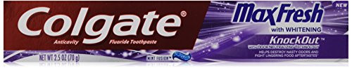 Colgate Max Fresh Knockout Gel Travel Size Toothpaste 2.5 Ounce