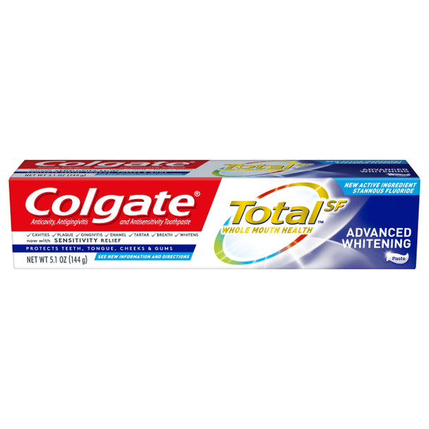 Colgate Total Whitening Toothpaste Advanced Whitening 5.1 Ounce