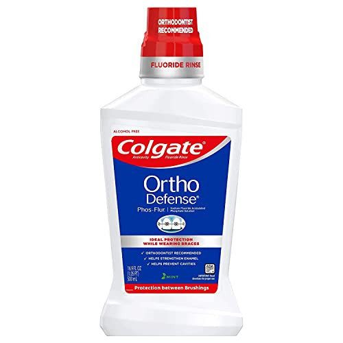 Colgate Phos-Flur Anti-Cavity Fluoride Rinse Mint 16 Oz (Pack Of 4)