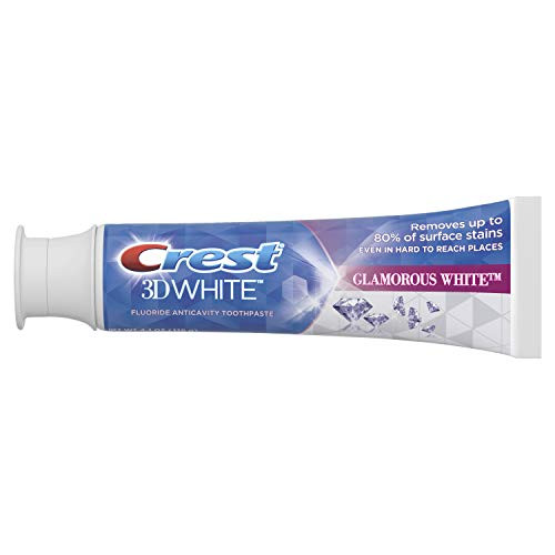 Crest 3D White Whitening Toothpaste Glamorous White 4.1 Oz Pack Of 2