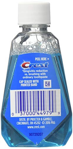 Crest Pro-Health Mouthwash Alcohol Free Multi-Protection Clean Mint 1.2 Oz (Pack Of 2)