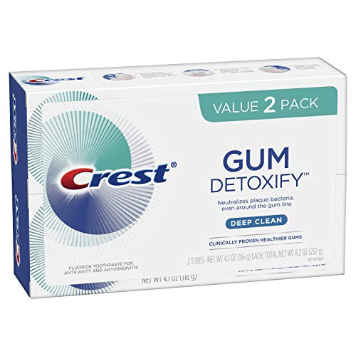 Crest Gum Detoxify Deep Clean Toothpaste 4.1 Oz (Pack Of 2)