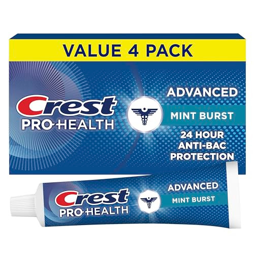 Crest Pro-Health Advanced Antibacterial Protection Toothpaste5 Oz 4 Pack Teeth Whitening For Adults Breath Freshener For Sensitive Teeth Gum Health Gingivitis Toothpaste Travel Size Toiletries
