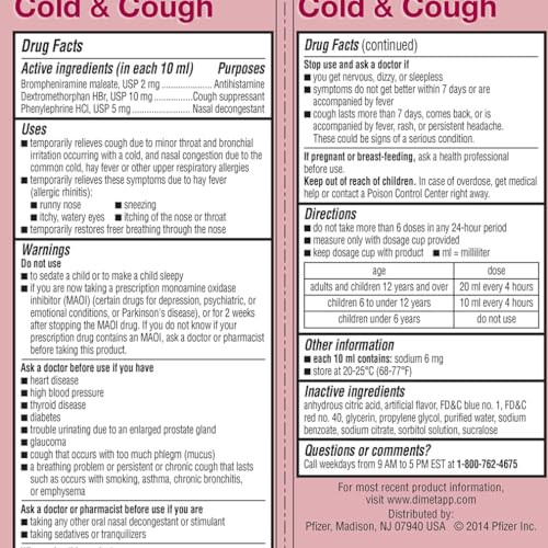 Dimetapp Children'S Cold & Cough/Congestion 2 Pack Day/Night Value 1 Pack