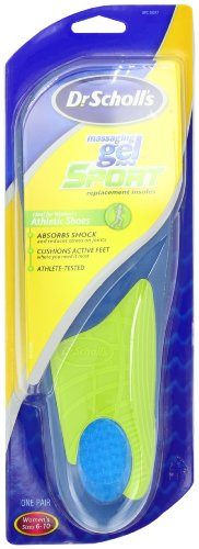 Dr. Scholl'S Massaging Gel Sport Replacement Insoles (Women'S Sizes 6-10) 1-Pair