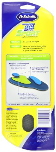 Dr. Scholl'S Massaging Gel Sport Replacement Insoles (Women'S Sizes 6-10) 1-Pair