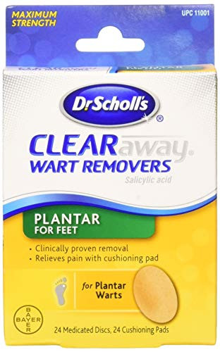 Dr. Scholl'S Clear Away Wart Remover Plantar 24 Count (Pack Of 3)