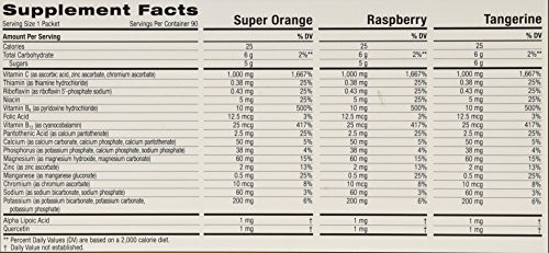 Emergen-C Vitamin C 1000Mg 90 Packets 3 Variety Cartons Net Wt 29.1 Ounce (828G)