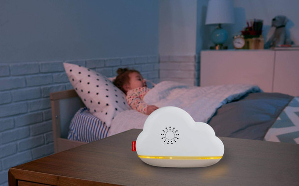 Fisher-Price Sound Machine Calming Clouds Mobile & Soother Convertible Crib To Tabletop With Music & Lights For Newborn To Toddler