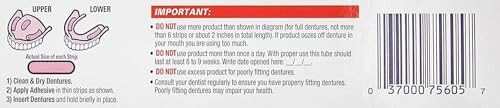 Fixodent Ultra Max Hold Dental Adhesive 2.2 Oz (Pack Of 10)