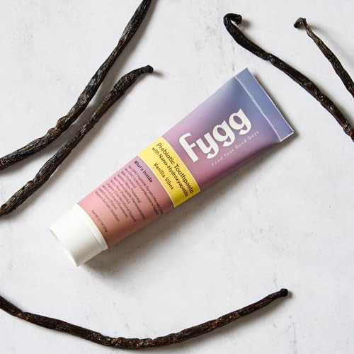 Fygg Fluoride-Free Toothpaste 4-Pack Travel Size (Mild Mint Vanilla Coconut & Chocolate) Nano-Hydroxyapatite Formula For Whitening Enamel Repair & Sensitive Teeth (0.7 Oz Each)