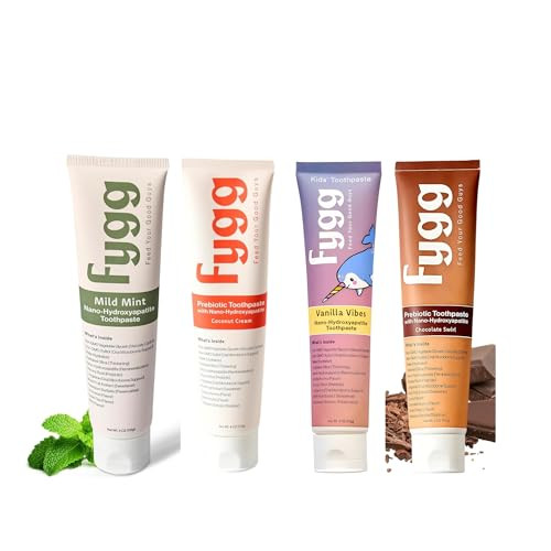 Fygg Fluoride Free Toothpaste Dentist Recommended 4 Pack
