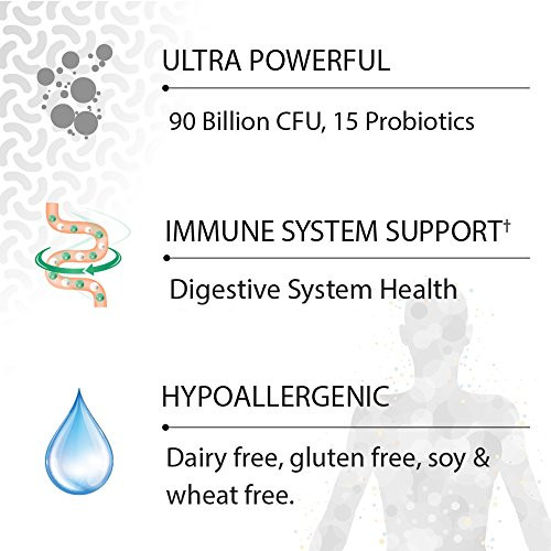 Garden Of Life Dr. Formulated Probiotics Once Daily Ultra - 90 Billion Cfu - Daily Probiotic For Colon & Immune Support 30 Vegetarian Capsules