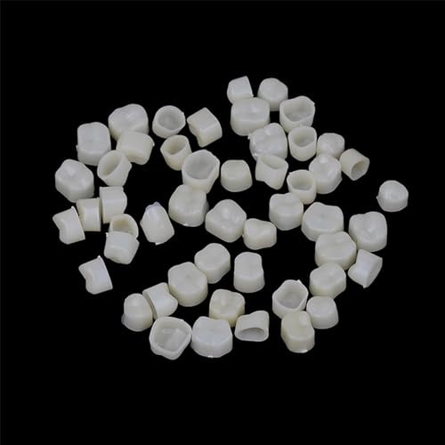 Geodurn Temporary Fake Tooth Cap Crown Veneers 120 Pieces Front Back Anterior And Molar Posterior Teeth With Tooth Repair Thermal Beads Cap Filler For Teaching Or Diy