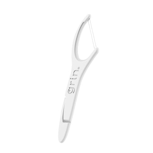 Grin Dental Floss 3 Packs Of 60 (Double Twice The Clean Deux Fois Plus Propre) White Total 180 1.0 Foot 0.18 Pounds