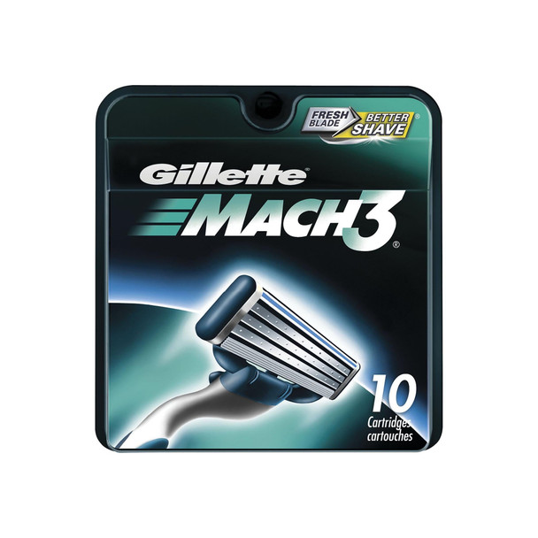 Gillette MACH3 Refill Cartridges 10 ea
