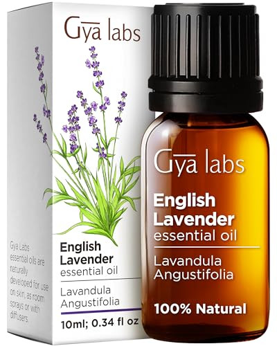 Gya Labs Breathe Essential Oil For Humidifier Cleaner & Lavender Essential Oil For Diffuser Set - Aromatherapy Grade Essential Oils Set - 2X10Ml - Gya Labs