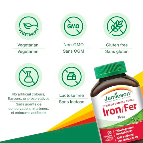 Jamieson Laboratories Gentle Iron 28Mg 90 Count