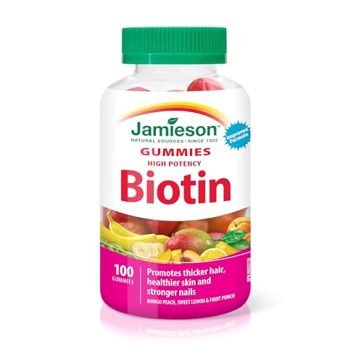 Jamieson High Potency Biotin Gummies 100 Count