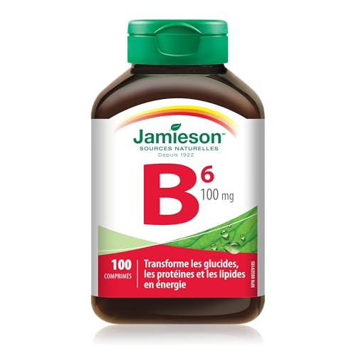 Jamieson Vitamin B6 (Pyridoxine) 100 Mg 100 Tabs
