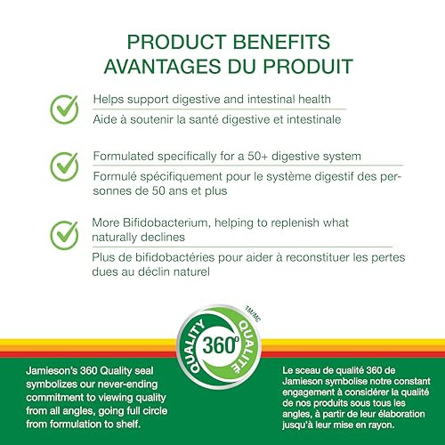 Jamieson Adult 50 Probiotic Complex 15 Billion 30 Vegi Caps