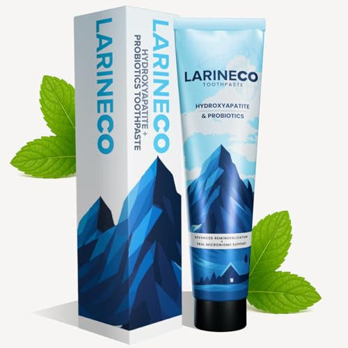 Larine Co Larineco Nano Hydroxyapatite Toothpaste Sulfate Free Remineralizing Toothpaste Enamel Care Gentle Whitening Sensitive Teeth 4Oz