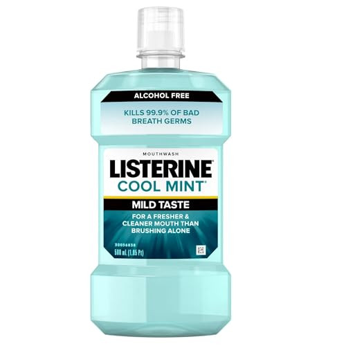 Listerine Zero Mouthwash Clean Mint 16.9 Oz (Pack Of 6)