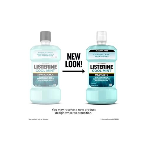 Listerine Zero Mouthwash Clean Mint 16.9 Oz (Pack Of 6)