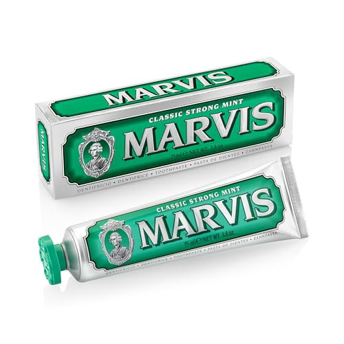 Marvis Classic Strong Mint And Aquatic Mint Toothpaste Set 3.8 Oz