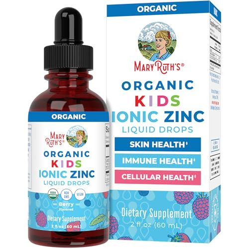 Maryruth'S Maryruth Organics Zinc Supplement For Immune Support Immune Support Supplement For Kids Ages 4-13 Zinc Sulfate Vegan Usda Organic Glycerin Based 2 Fl Oz