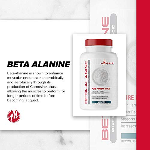 Metabolic Nutrition Beta Alanine 300 Grams Powder