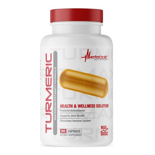 Metabolic Nutrition Turmeric Curcumin With Black Pepper Extract 2300Mg Vegan Capsules Natural Joint & Healthy Immune Support Non-Gmo Gluten Free