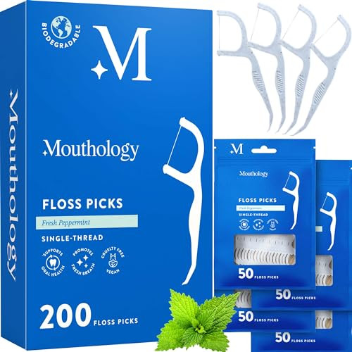 Mouthology Coconut Pulling Oil & Biodegradable Floss Picks