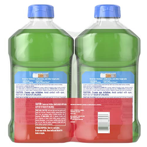 Mr. Clean Liquid All Purpose Multi-Surface Cleaner With Gain Original - 45 Ounce Each Bottle (Pack Of 2) (Total 90 Fl Oz)