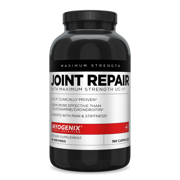 Myogenix Joint And Tissue Supplement Glucosamine & Chondroitin With Uc-Ii And Msm Joint Support Vitamins For Men Bone And Joint Health Supplement (180 Capsules)