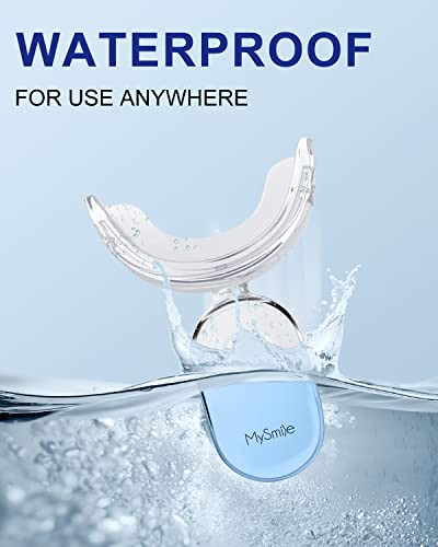 Mysmile 30 Treatment Teeth Whitening Pen With Teeth Whitening Accelerator Light Enamel Safe Tooth Whitening Gel For Teeth Sensitive-10 Min Fast Whitening Teeth-Helps To Remove Stains From Coffee Smo