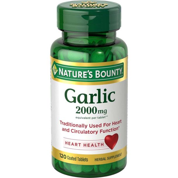 Nature'S Bounty Garlic 2000Mg Tablets 120 Ea
