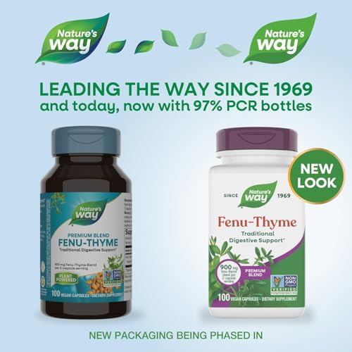 Nature'S Way Premium Blend Fenu-Thyme 900 Mg Per Serving 100 Vcaps
