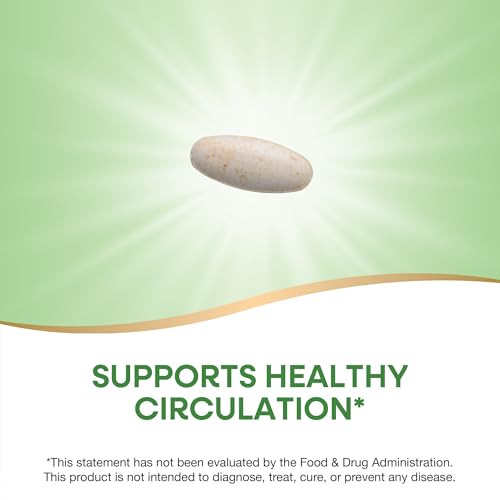 Nature'S Way Garlicin Cardio Premium Herbal Supports Healthy Circulation No Garlic Taste Vegan Garlic Supplements 180 Tablets (Packaging May Vary)
