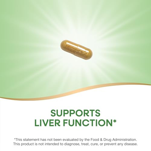 Nature'S Way Thisilyn With Standardized Milk Thistle Extract Supports Liver Function Silymarin Vegan 100 Capsules (Packaging May Vary)