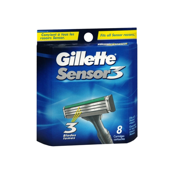 Gillette Sensor3 Shaving Cartridges 8 Each