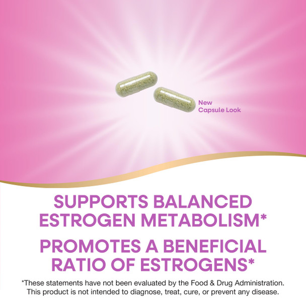 Nature'S Way Dim-Plus Dim Supplement Br-Diindolylmethane 100 Mg Per 2- Capsules Supports Balanced Estrogen Metabolism Prostate Function And Premenstrual Breast Comfort 120 Vegan Capsules