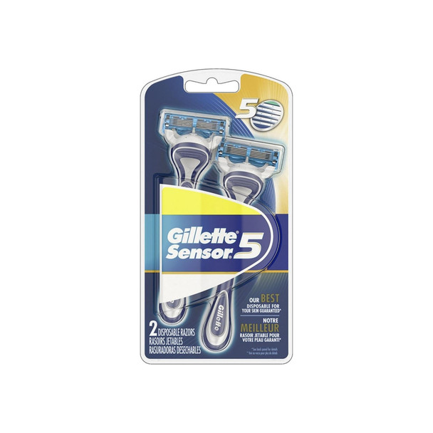 Gillette Sensor5 Men's Disposable Razors 2 ea