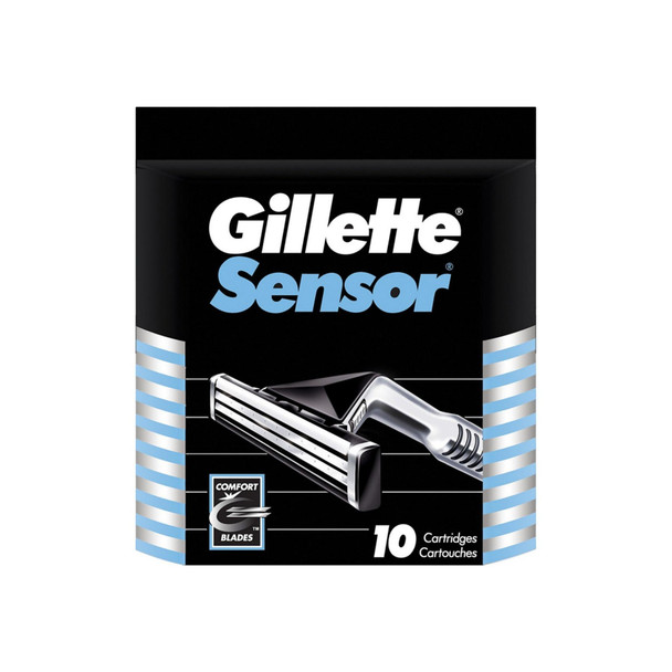 Gillette Sensor Men's Razor Blade Refills 10 ea