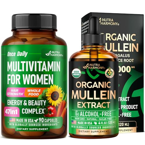 Nutraharmony Mullein Drops & Multivitamins For Women