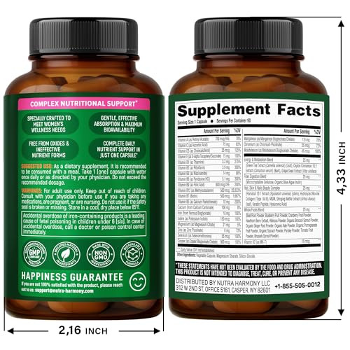 Nutraharmony Mullein Drops & Multivitamins For Women